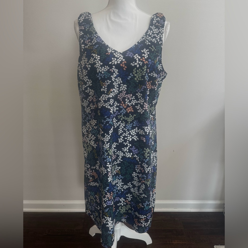 CAbi Cinco Blue Floral Mini Shift Dress - Picture 2 of 7